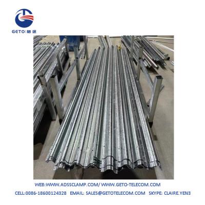 China ISO Cobertura protetora de aço semi-redonda Galvanização a quente Excelente resistência à corrosão à venda