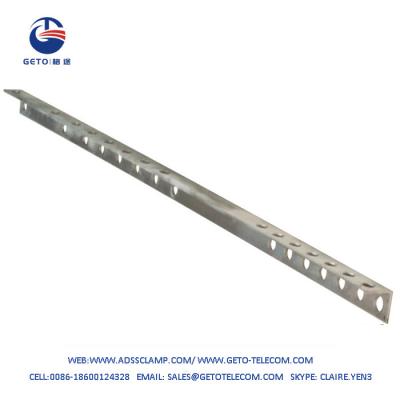 China 15 KN Cross-Arm LV Angle Bar Metal Bracket 15 Holes High Corrosion Resistance for sale
