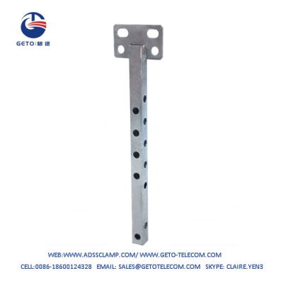 China 1.6 KGS Extension Bracket Square Tube Hot Dip Galvanized For Pole for sale