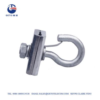 China CSC FTTH Carbon Steel Standard Drop Wire Hook for sale