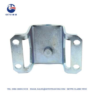 China Galvanized Steel USC FTTH 1.5KN 64.5x65x54.5mm Hook Bolt Clamp for sale
