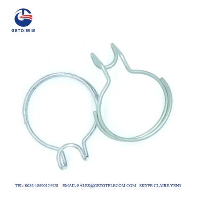 China 200N FTTH CMR ISO 9001 Fiber Drop Wire Clamp , Vertical Cable Management Rings for sale