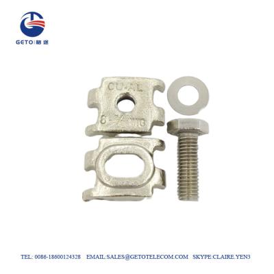 China 8mm 8-2/0 AWG CBC 3000N Copper Bonding Clamp for sale