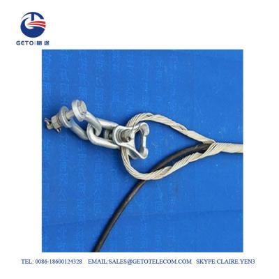China ADSS Galvanized Preformed 20mm 0.8'' Cable Tension Clamp for sale