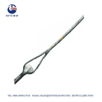 China Resist Vibration PDE ISO 9001 Preformed Armor Rod , Guy Wire Dead End Grips for sale