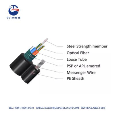 China GYTC8S 12 Core Single Mode Fiber Optic Cable for sale