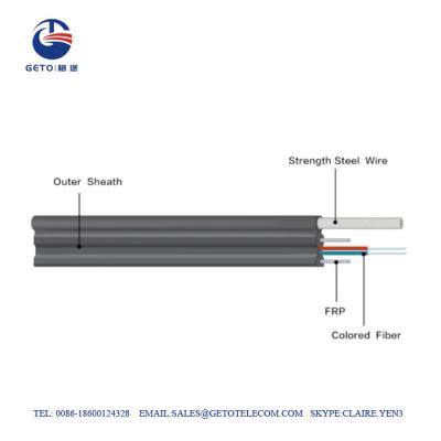 China Cable de fribra óptica óptico del cable FTTH de la fibra de GJYXFCH/GJYXCH FTTH en venta