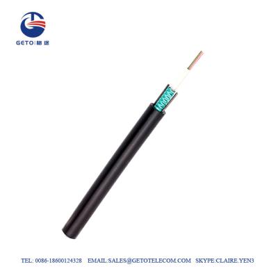 China Fibra del solo modo del filamento del conducto 12 de la fibra óptica de OM2 GYXS en venta