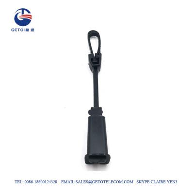 China Plastic Drop Fiber 2-8mm Tension Cable Clamp 100kg For 30 Minutes for sale