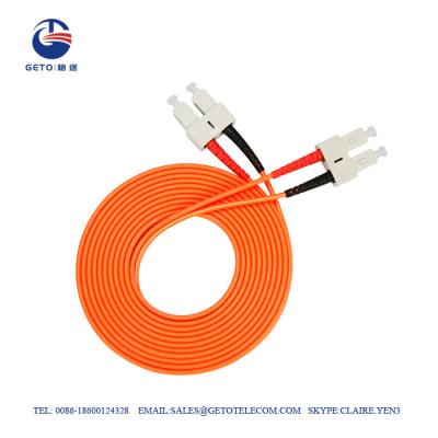 China SC To SC Multimode 5m 10m 15m Optic Fiber Patch Cord for sale