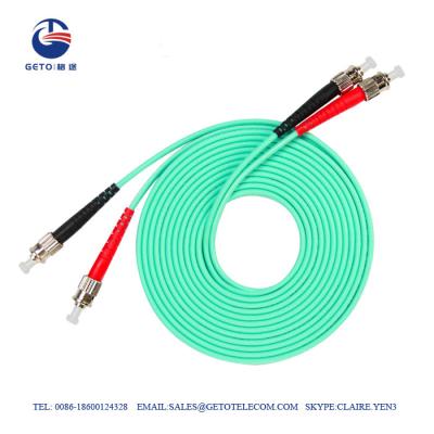 China 50/125um OM3 10G LSZH Optic Fiber Patch Cord Multimode for sale