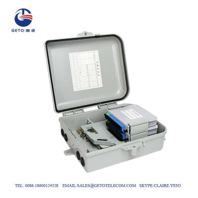 China Small FTTX FTTH 500V Fiber Terminal Box 12 Cores for sale