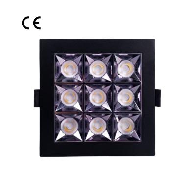 China CE 9 Cells Laser Blade recessed LED internal lighting Recessed Down Light with Remote Juntcion Box LED Slotter Downlight for sale