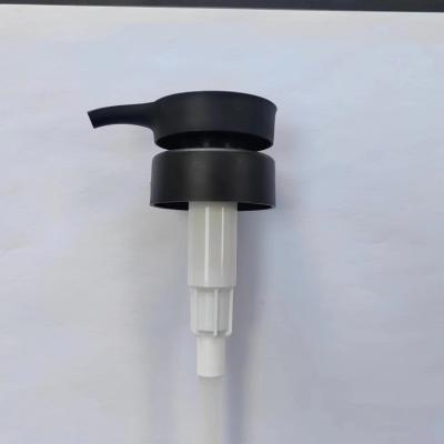 China Primavera antigotas reutilizable 4CC de Matte Screwed Lotion Pump Multipurpose del negro K206-10 dentro en venta