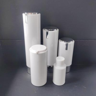 China Plastic PP Airless Pump Bottle Multipurpose For Cream AS Replaceable Dispenser for sale