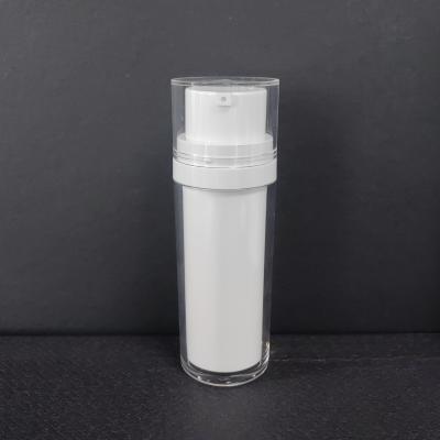 China Capacity 50ml-120ml Airless Pump Bottle in White/Black/Transparent en venta