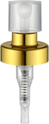 China Practical Gold Crimpless Perfume Pump , K402-2 0.13cc Perfume Spray Head for sale