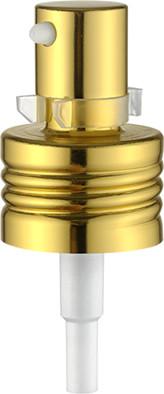 Chine Pompe de pulvérisation de bouteille de parfum anti-déversement du pulvérisateur K405-2 de brouillard fin d'or durable à vendre