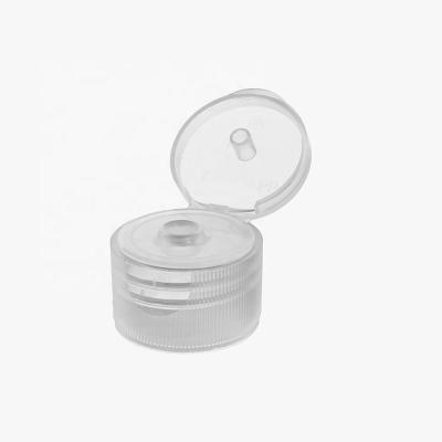 China K902-1 Flip Top Plastic Cap ISO14001 Nontoxic Transparent 18/20/24/28mm for sale
