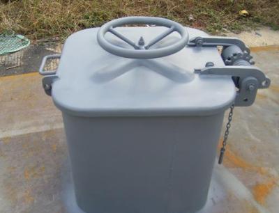 China Grey Paint A60 Single Pull Hatch Cover Escape Quick Action For Marine Ships for sale