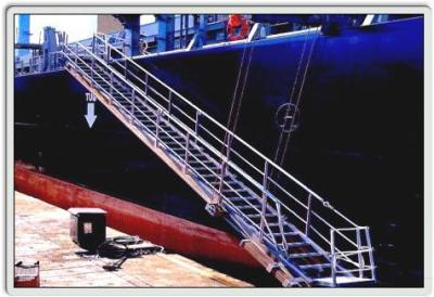 中国 DNV BV の ABS 船のための海洋の搭乗梯子のアルミニウム調節梯子 販売のため