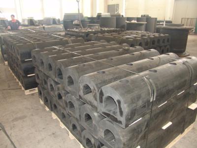 China Durable Marine / Ship Fender , Rubber D Fender For Jetty Rail for sale