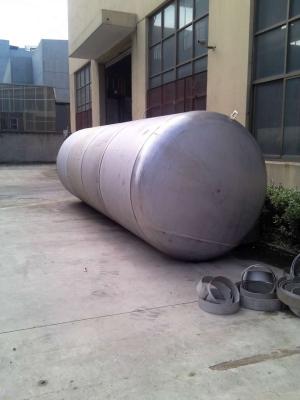 China Mirror Polish Horizontal Pressure Vessel Tank Pressure Sealed Tank for sale