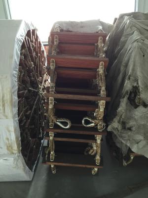 China Piloto de nylon de madeira da almofada de borracha de escadas de embarque do barco da corda à venda