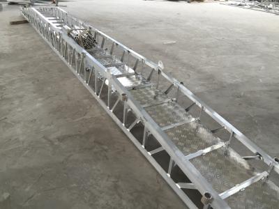 China 12-58 Steps Aluminum Alloy Marine Boarding Ladder Accommodation Ladder for sale