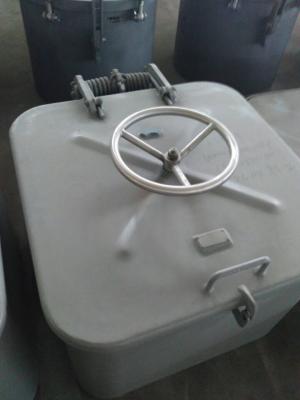 China Weather-tight Quick Action Steel Marine Hatch Cover with Strong Spring Hinges for sale
