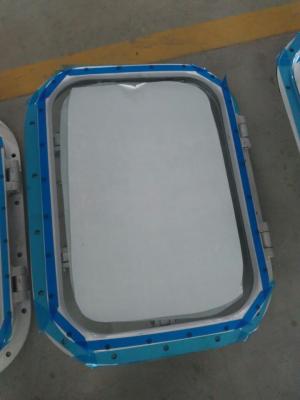 China Marine Bolted Type Installation Aluminum Wheel House Marine Windows For Ships for sale