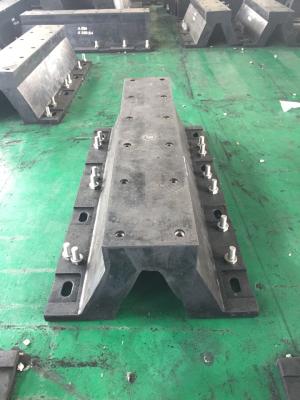 China Marine Arch Type Rubber Boat Dock Bumpers Mounted Impingement PE Face Plate for sale