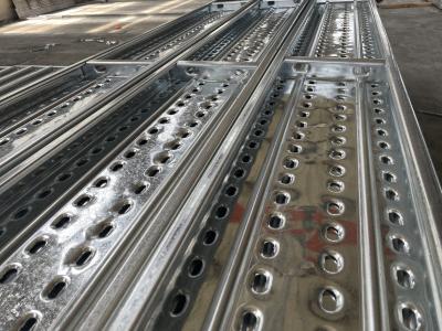 China Scaffold Customized Galvanized Steel Pedals Hot Dipped Surface Treatment Scaffolding Plank for sale