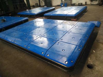 China Marine Fendering System Bumper Plate With PE Face Pads , Marine Panels for sale