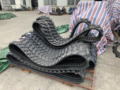 Chine Bloc en caoutchouc de chenille de machines de Rubber Tracks Agricultural d'excavatrice de voie de guidage à vendre