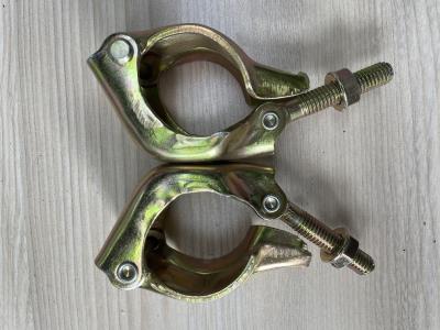 China Cast Iron Scaffolding And Accessories 48mm Diameter Pipe Clamp Swivel for sale