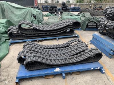 China Pint Sized Rubber Tracks Fireproof For Hydraulic Mini Excavator for sale