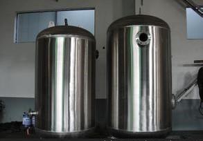 China Stainless Steel Pressure Vessel Tank , Customized Cast Iron Vacuum Tank for sale
