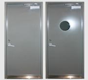 China Customized Steel Material Marine Doors , Inward Outward Opening Steel Gastight Door for sale