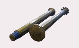 China Marine Propeller Shaft Forging Parts and Casting Parts Middle Shaft / Tail Shaft for sale