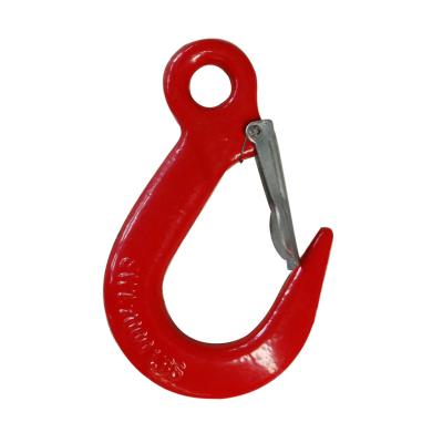 China Alloy Steel Rubber Elements , Forged Compact Lifting Swivel Hooks for sale