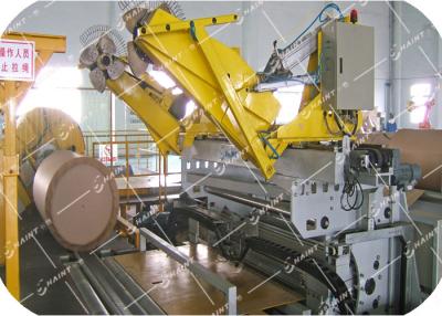 China Jumbo Kraft Roll Wrapping Machine Fully Automated With Customized Color for sale