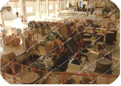 中国 製紙工場のクラフト紙 ロール包む機械、フル オートマチックのペーパー ロール パッキング機械 販売のため