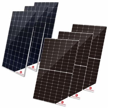 中国 家および企業のためのPERC電池の付属品450w 540wの半電池のモノラル太陽電池パネル 販売のため