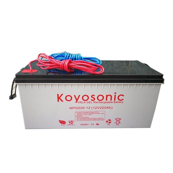 Quality Koyosonic Sealed Gel Battery 12v 200ah Solar Storage Battery for sale