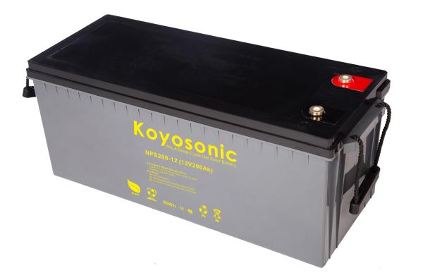 Quality Koyosonic Sealed Gel Battery 12v 200ah Solar Storage Battery for sale