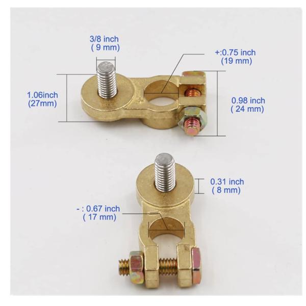 Quality Anti Rust Battery Accessories M6 M8 Battery Terminal Adapters for sale