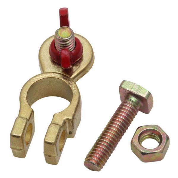 Quality Car Brass Battery Terminal Clamp M6 Cooper Crimp Terminal for sale