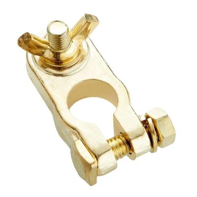 China M6 Car Battery Terminal Connector Brass Copper Female Battery Terminal for sale