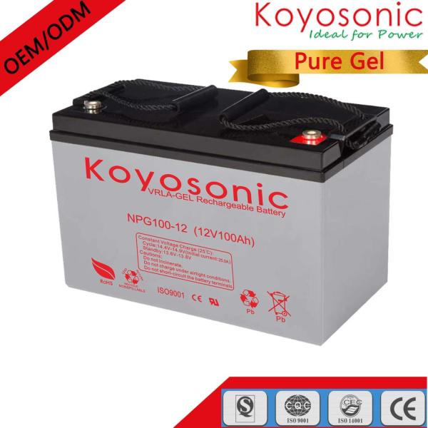 Quality Deep Cycle Gel Battery 100AH 200AH 250AH For Solar for sale